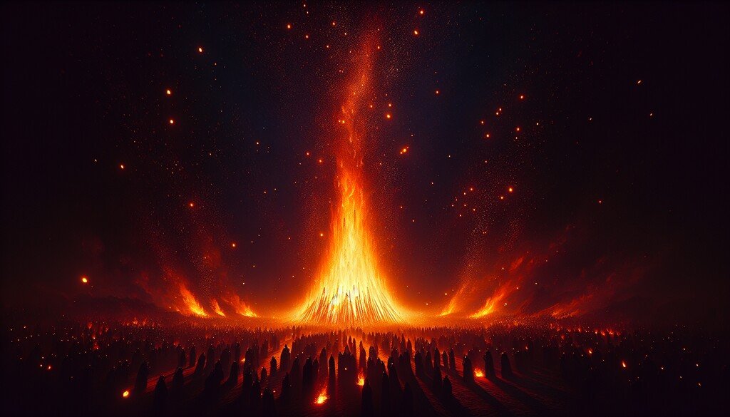 L'Ivresse du Feu : Flammes Sacrées et Vertige Incandescent